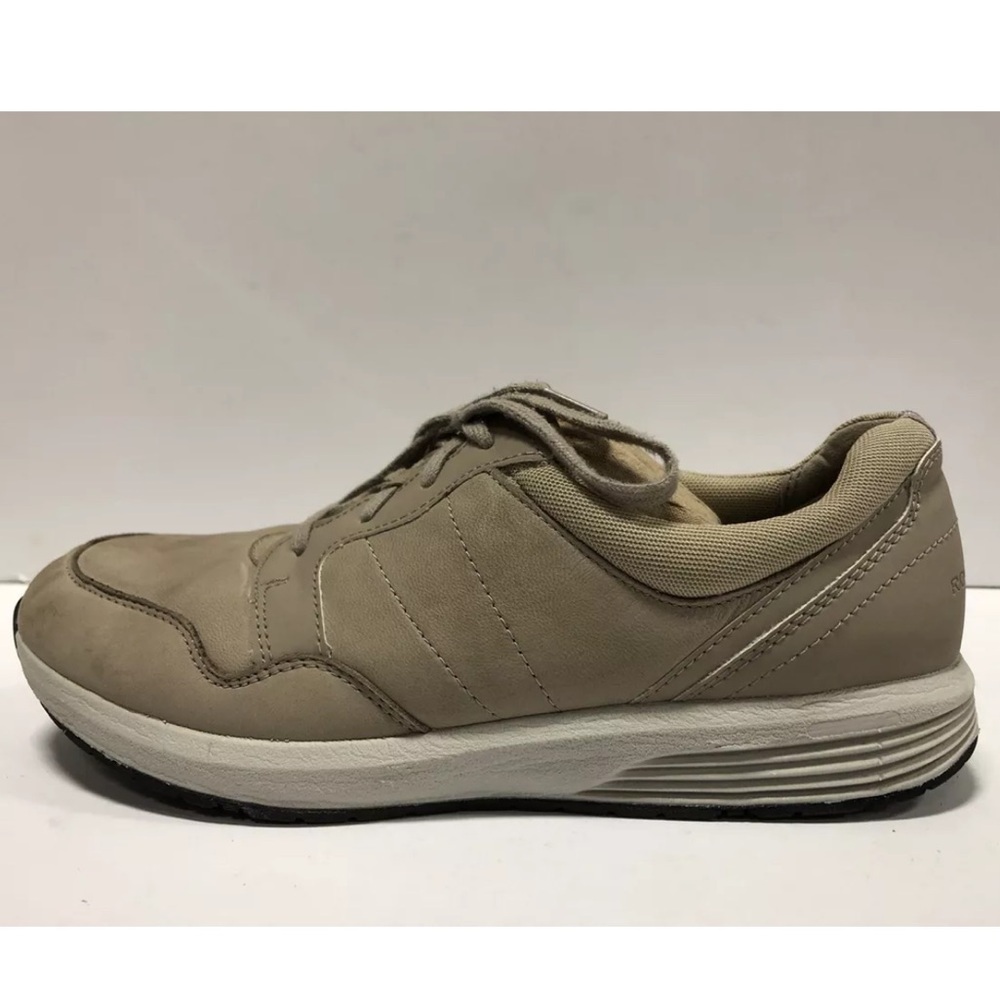 Rockport Women’s Truestride Taupe Lace-Up Sneakers, Size 8.5 Wide